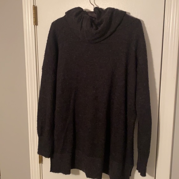 Black Eddie Bauer Cowl Neck Sweater - Picture 7 of 7